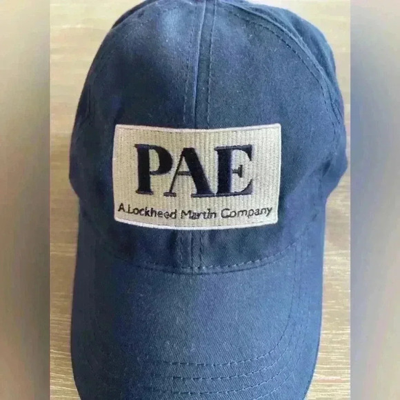 Vintage Dad Hat Baseball Cap Pacific Architects Engineers PAE Lockheed Martin - Picture 2 of 8